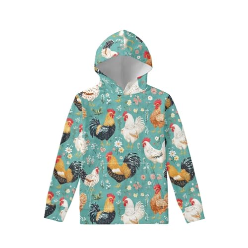 WELLFLYHOM Kids Graphic Hoodie for Girls 6-16 Pullover Sweatshirts Tops Kangaroo Pocket Long Sleeve Kids Sweater Shirts