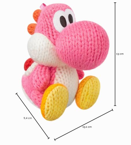 Amiibo Rosa Yoshi (Yoshi's Woolly World Series) for Nintendo Wii U, Nintendo 3DS/Pink – Ansicht 5