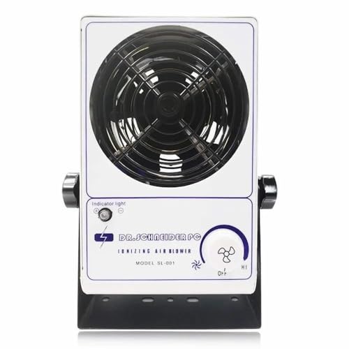 SKY ESD SL-001 Ionize Control | ESD Static Control Fan with Adjustable Speed | Anti Static Desktop Electric Ion Fan Pack Of 1