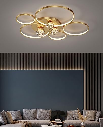 Plafonnier LED moderne pour salon et chambre avec sa télécommande - 2