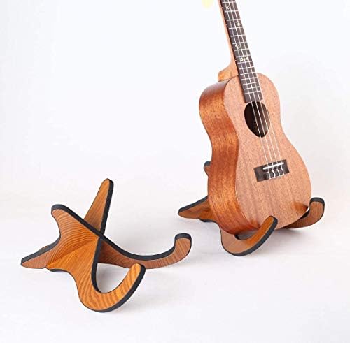 Supporto Legno Per Chitarra, Ukulele, Mandolino, Violino E Banjo - Design Removibile E Sicuro - Foto 8