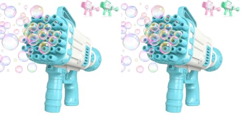 Image of VGRASSP Electric Gatling Bubble Gun for Kids with Soap Solution Indoor and Outdoor Toys for Toddlers Bubble Launcher Machine for Girls and Boys (Colour as per Stock) (Pack of 2)