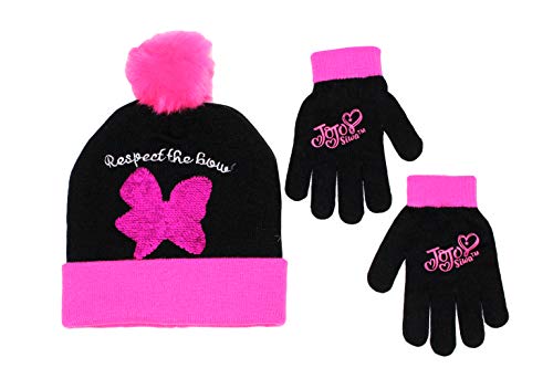 Nickelodeon Little Girls' JoJo Siwa Rainwear Character Umbrella, One Size, Black/Pink Sequin Hat Nickelodeon Little Girls' JoJo Siwa Rainwear Character Umbrella, One Size, Black/Pink Sequin Hat