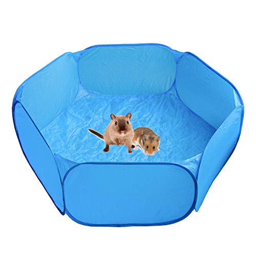 Guinea Pig Playpen Indoor Run Pen Hamster Playpen Small Animal Play Pen Pet Pop up Playpen Exercise Yard Fence Portable C&C Cage Tent Cage