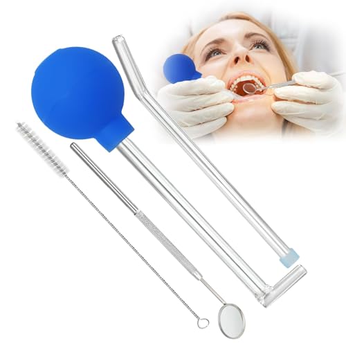 VEGCOO 5Pcs Tonsilolitos Extractor Eliminar Piedras De Amígdalas, Limpiador de amígdalas, Herramienta de Succión para Eliminar Amígdalas, Contra el Mal Aliento, Cuidado Bucal