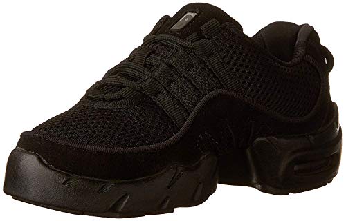 Bloch Womens Boost Drt Suede And Mesh Split Sole Dance Shoe, Black, 14 US