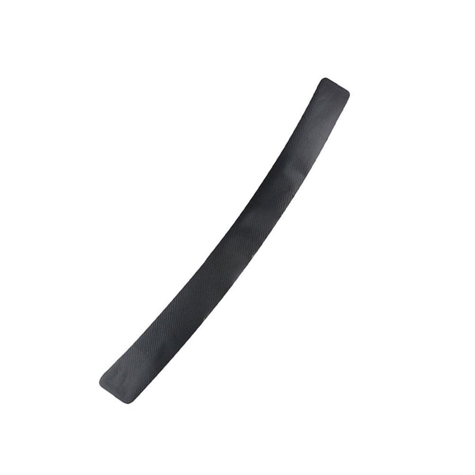 Tira Protectora de Parachoques 1 Pieza de Fibra Carbono Universal para umbral Puerta Coche, para protección Trasera, antiarañazos, película para Maletero(Gris)