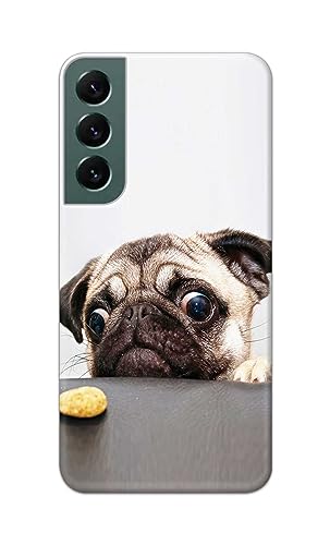 Image of PRINTFIDAA� Printed Hard Back Cover Case for Samsung Galaxy S22 5G Back Cover (Pug Dog) -2808