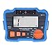Insulation Earth Tester, Digital Megohm Meter Energy Saving Clear Display Drop for Industrial Use (Blue)