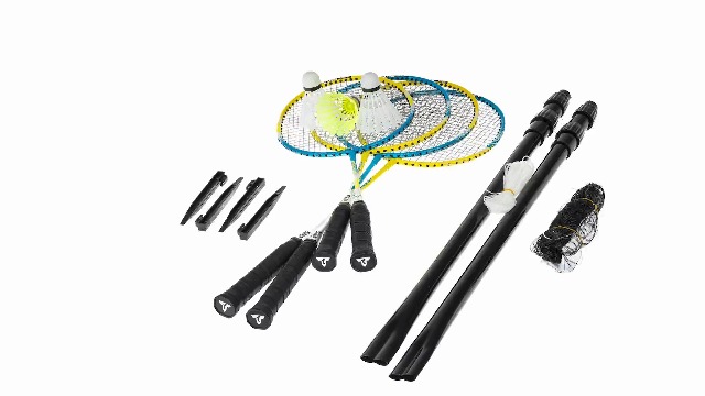 Talbot Torro Badminton-Set mit 2 Schlägern 2 Bällen für 13,99€ (statt