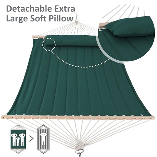 Image of SUNCREAT Replacement Hammock for Stand, 475 lbs Capacity, Dark Green