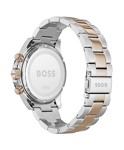 Hugo Boss Stainless Steel Sport Multi-Function Analog Black Dial Men Watch-1513757, Multi-Color Band - Image 3