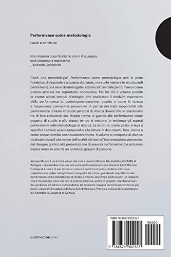 Performance Come Metodologia: Gesti E Scritture - 2
