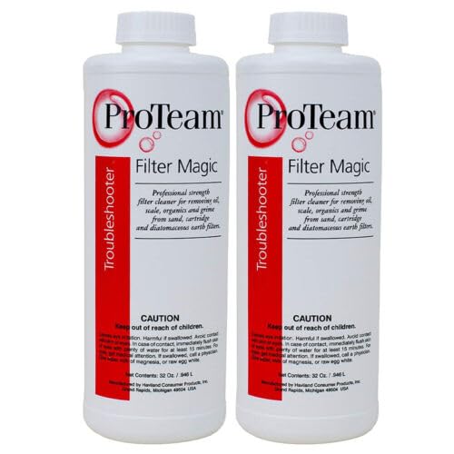 Replacement for fits ProTeam Filter Magic 1qt Professional Strength Swimming Pool Filter Cleaner 2 pk