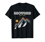 Snowbird Utah - USA Ski 1980s Retro Shirt T-Shirt