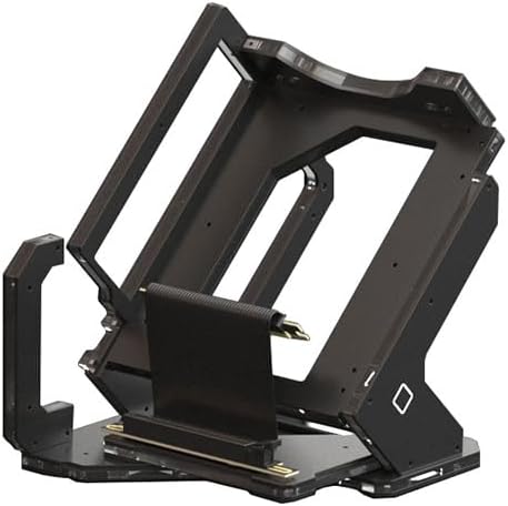 Geeek ITX Open Type Computer Case, Min-ITX ITX Open Computer Case, Open Type Case Test Platform Case (Black)