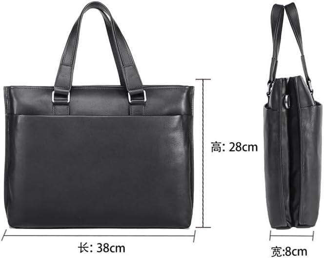 Handbag Briefcase Large Capacity Storage Business Portable Document Bag Commuter Bag3
