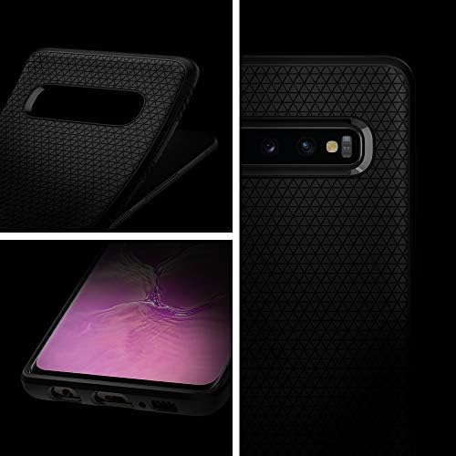 Spigen Liquid Air Case Compatible with Samsung Galaxy S10 Plus - Matte Black - 6.4 inches