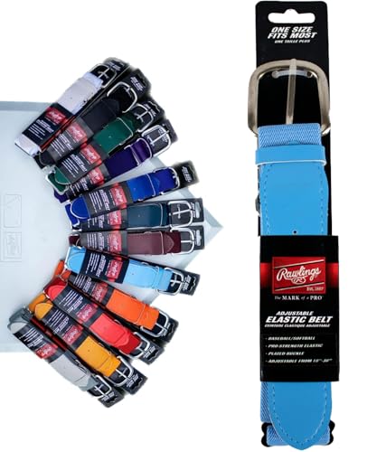 Image of Rawlings | Elastic Game Day Belt | Baseball /Softball | Adult /Youth | Multiple Colors