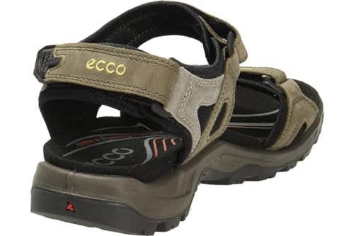 Image of ECCO Men's Yucatan Sandal,Tarmac /Moon Rock,47 M EU (US Men's 13-13.5 M)