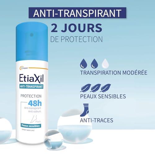 Etiaxil Anti-Perspirant Deodorant 48H Feet 100ml