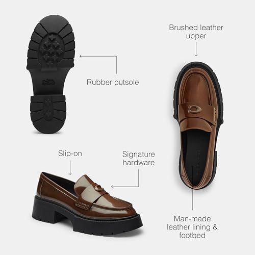 Image of COACH Women's Leah Platform Loafers