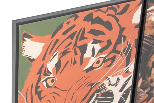 Cuadro tigre lienzo pour masquer un mur vide 72 cm - 3