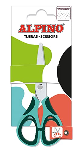 Tijeras Alpino Colorfull | Ideales para Uso Escolar y Manualidades | Tijeras de Colores vivos y diseño original