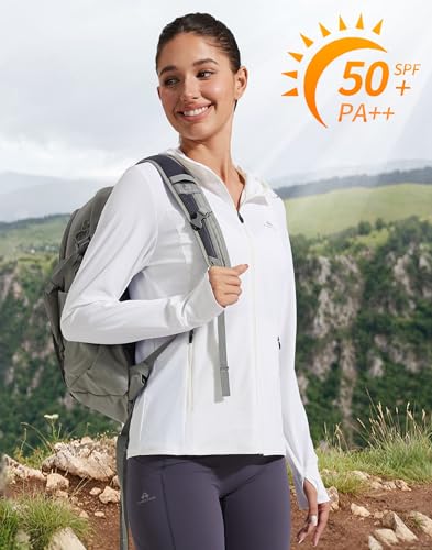 Pioneer Camp Women's UPF 50+ UV Sun Protection Jacket Hooded SPF Cooling Sun Shirt Lightweight Hiking Fishing Summer Clothing2