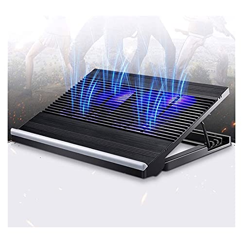 Base para Laptop con 2 Ventiladores y Luces LED Azules miniatura 5