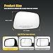 56523 Passenger Side Door Mirror Glass with Backing Plate for (Non-heated) for 2005-2017 Nissan Frontier Pathfinder Xterra, Replaces 96365EA00A