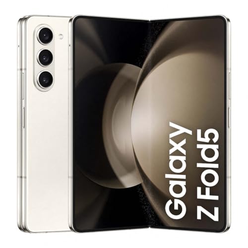Samsung Galaxy Z Fold5, AI Android Smartphone, Unlocked Android Smartphone, 256GB Storage, Cream, 3 Year Manufacturer Extended Warranty (UK Version)
