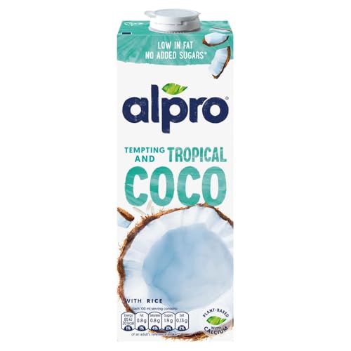 Alpro Coconut Drink, 100% Plant-Based Lactose & Dairy Free - 1L