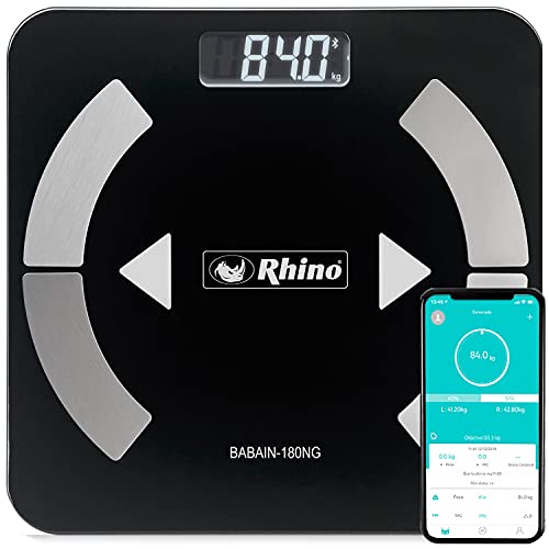 Balança de Bioimpedância digital Rhino BABAIN-180 NG SMART com bl...