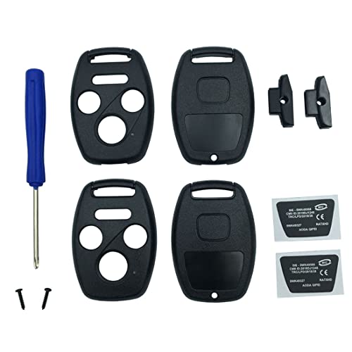 Mando Honda roto Solución con carcasa para llave de coche Accord Civic EX 4 botones sin cuchilla