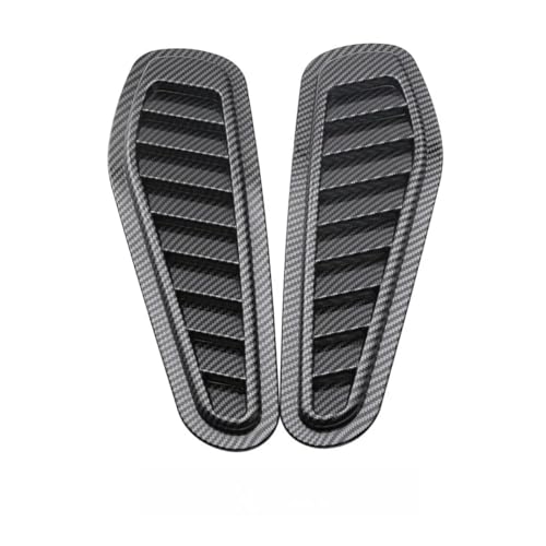 Prises d'air de capot en ABS universelles pour personnalisation de carrosserie voiture