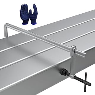 KARRYTON Heavy Duty 24" Inch F-Clamp w/Replaceable Pad, 5-1/2-Inch(140mm) Deep Throat, Drop Forged Steel F Style Bar Clamps for Welding, Bar Size 1-1/5" * 3/5", 2900LB Clamping Force