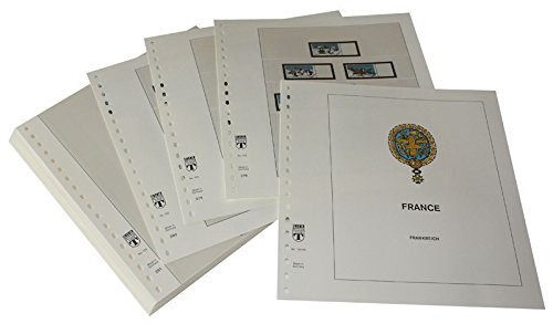 Feuilles pré-imprimées LINDNER France album timbres année 2006-2008