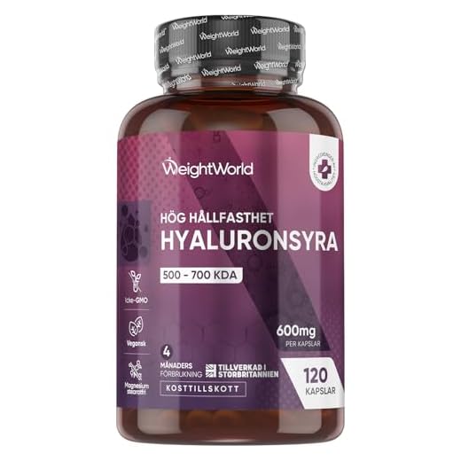 Hyaluronsyra Kapslar - 300mg - 180 kapslar (Räcker i 6 Månader) - Hyaluronsyra Kosttillskott, Ideal För Ansikte & Hud, Främjar Hårtillväxt, Stärker Lederna, Naturlig Fuktkräm – Vegan Vänlig