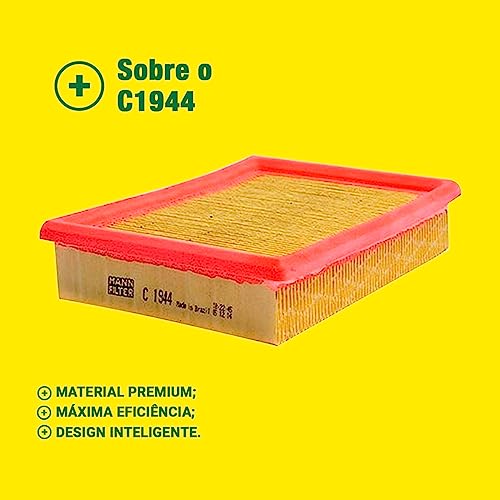 Original MANN-FILTER Filtro do Ar C1944 para GM Prisma, Celta