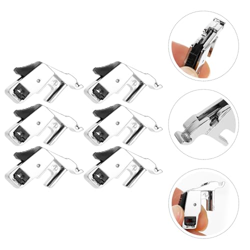 Kit de 6 adaptadores de prensatelas universales para máquina de coser miniatura 7