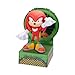 Sonic the Hedgehog 6-inch Knuckles Action Figure with Customizable Face Expressions and Holographic Display base. Ages 14+ (Officially licensed by Sega)