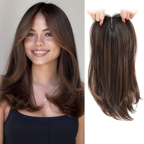 Molefi Hair Topper,16 Inch Full-End Toppers for Women with Thinning