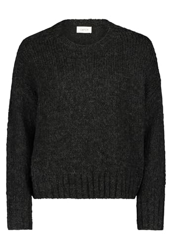 Cartoon Damen Basic-Pullover mit Rundhalsausschnitt Anthracite Melange,44