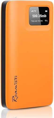 Miniatura 10 de RoamWiFi 4G LTE - Enrutador de punto de acceso móvil en todo el mundo, punto de acceso portátil de alta velocidad con datos de 1 GB de EE. UU., 30