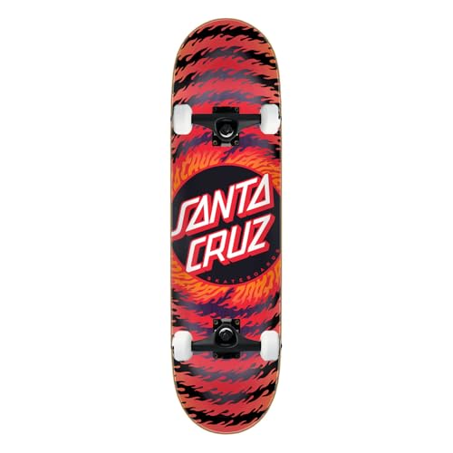 Santa Cruz Skateboard Assembly Flame Ringed Dot 8.5
