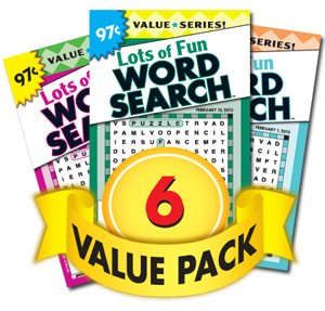 Favorite Word Search Puzzle-6 Pack Favorite Word Search Puzzle-6 Pack