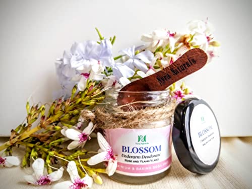 Image of Blossom Deodorant for Women &Men | Free from Aluminium and Baking Soda | Deo for Women, Deodorant Cream with Rose, Ylang Ylang and Lavender (30 g, Pack of 3)