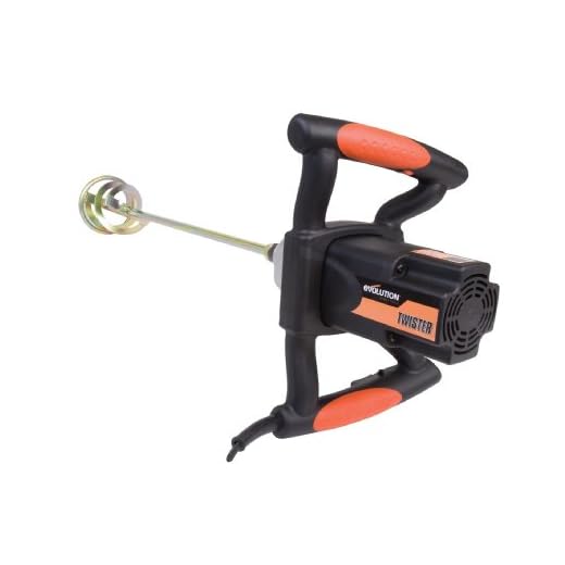 Evolution Variable Speed Paddle Mixer (Aka Cement Mixer, Concrete Mixer, Mixing Drill, Mortar Mixer) - Designed To Mix Cement, Epoxies, Plaster, Gypsum & More - Incl Mixing Paddle