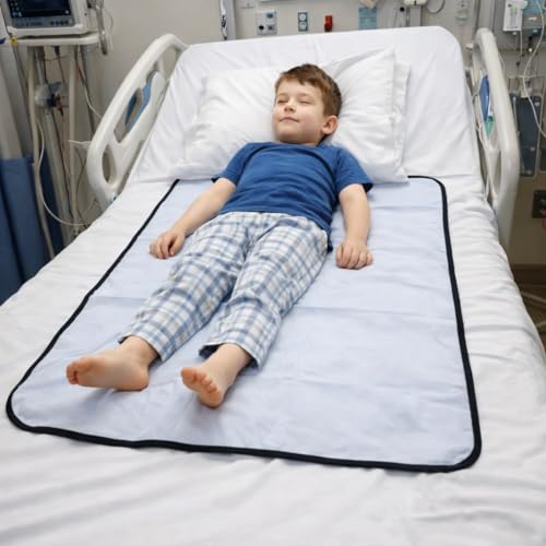 Kit 3 Protetores de Colchão Hospitalar Branco 100x70 cm – Impermeável, Lavável até 200 Lavagens, Confortável e Silencioso